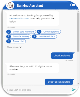 Analytics for chatbots | custom keyboard app | Banking Assistant 4